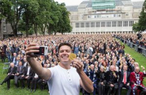 Selfie des Moderators