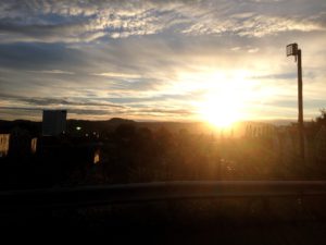 Mein Rückweg von der Uni