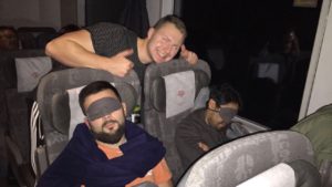 Es gibt Leute, die können im Zug schlafen